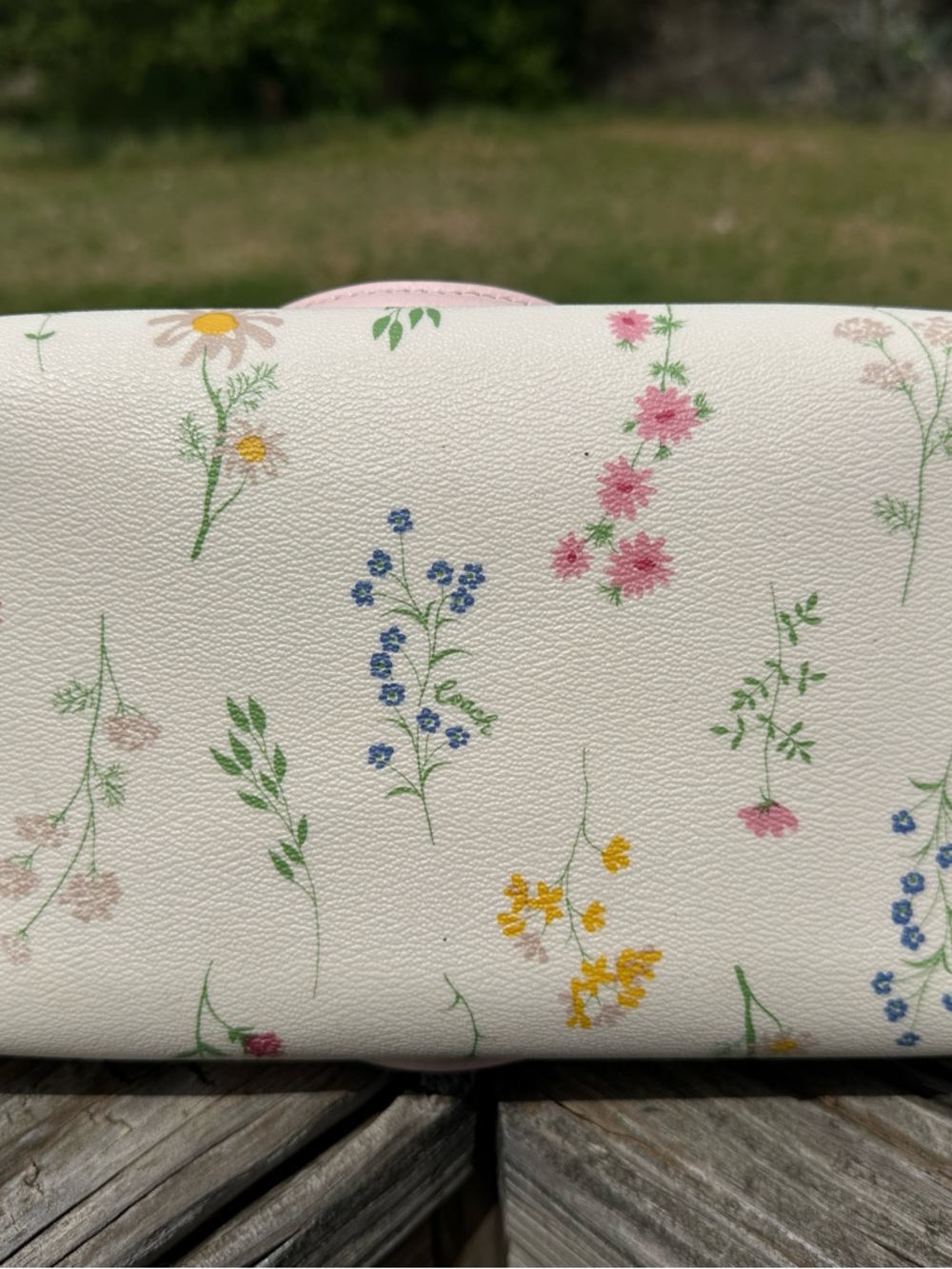Coach Rowen Floral Satchel Handbag - Picture 5 of 8